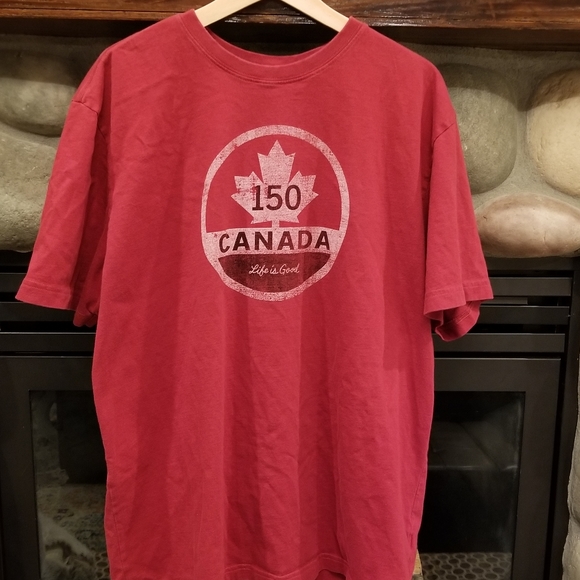 Life is Good Canada T Shirt - Picture 4 of 5